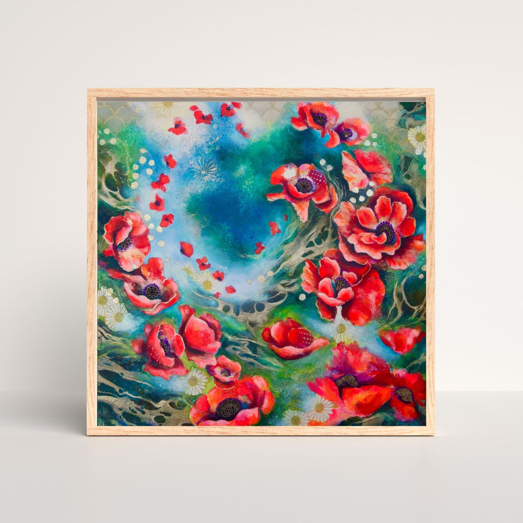 Untitled Poppies I & II