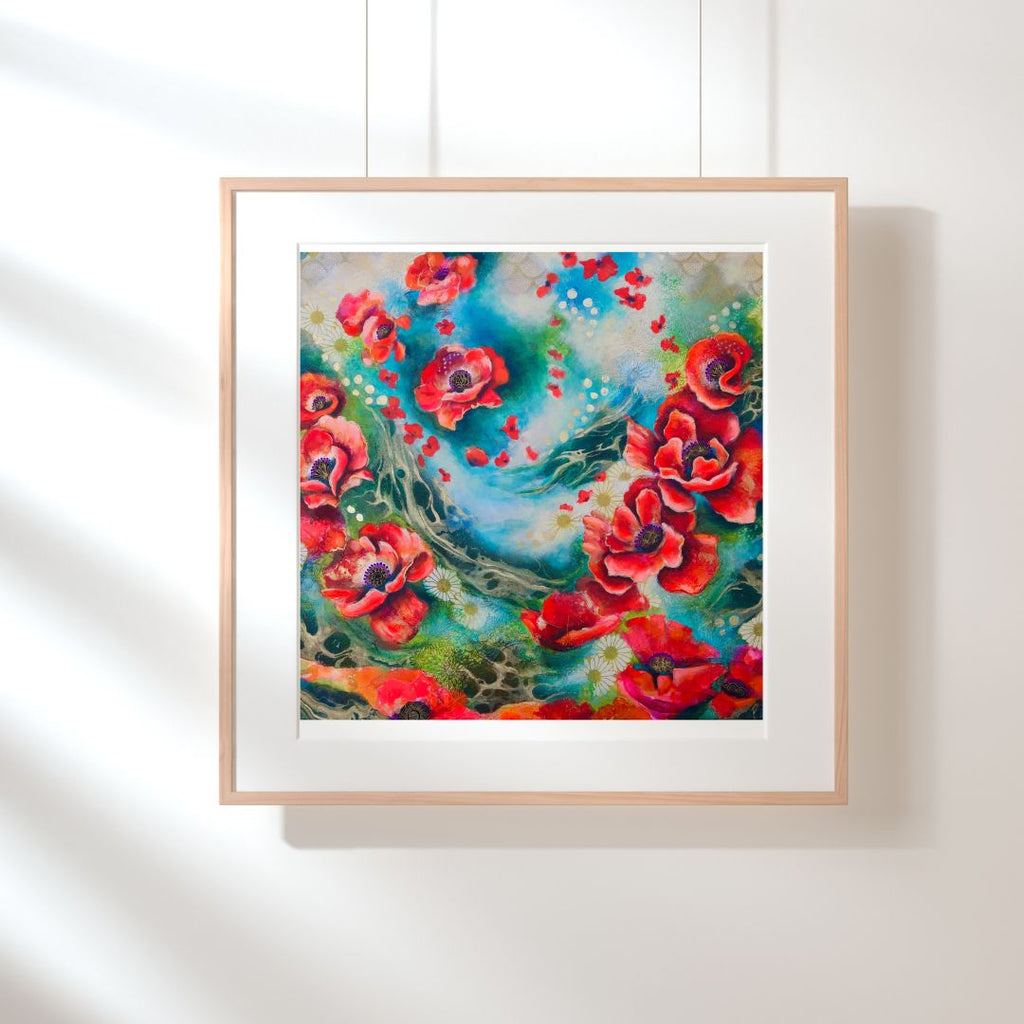 Untitled Poppies I & II