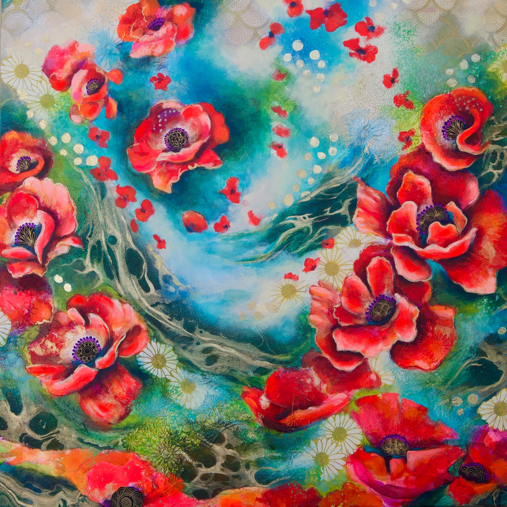 Untitled Poppies I & II