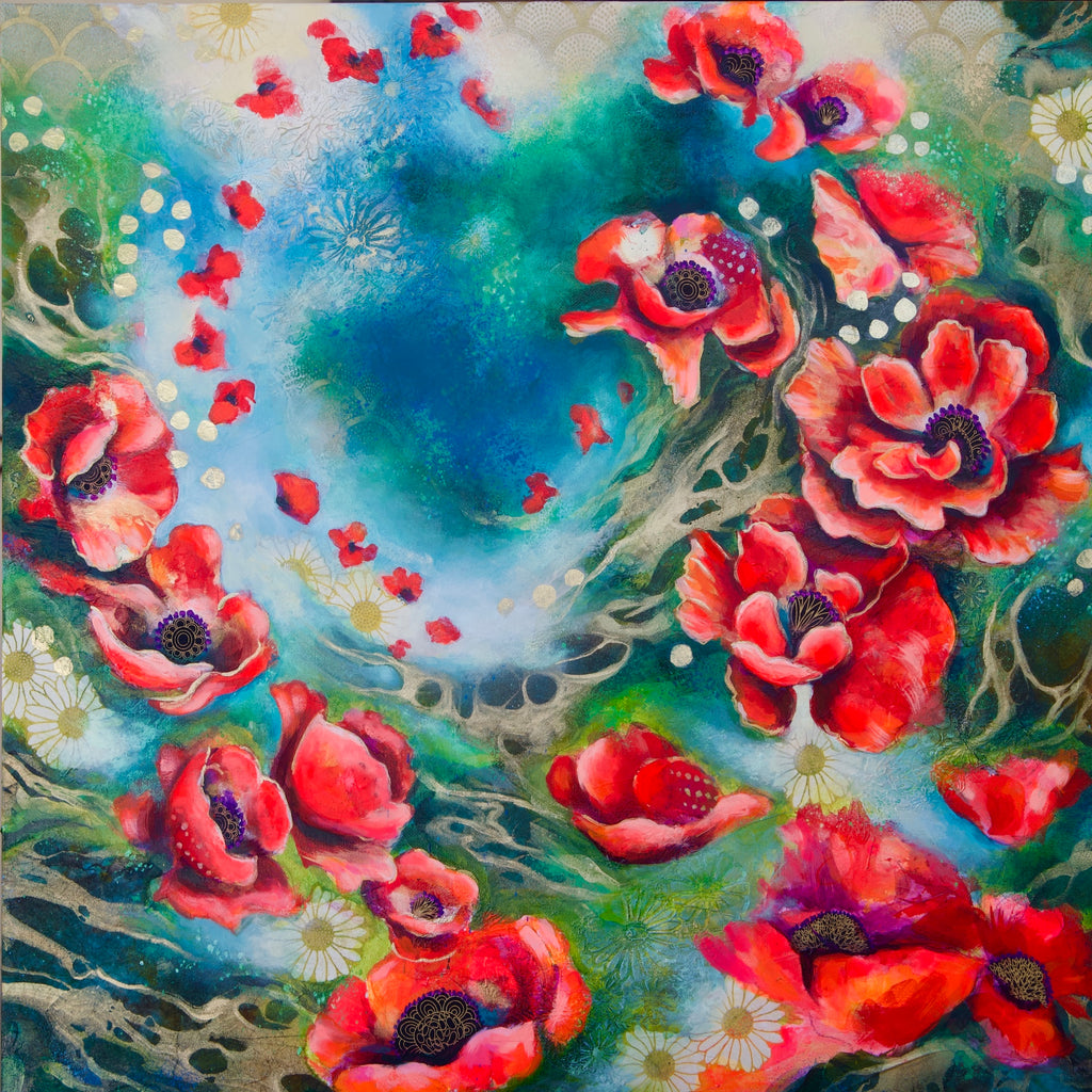 Untitled Poppies I & II