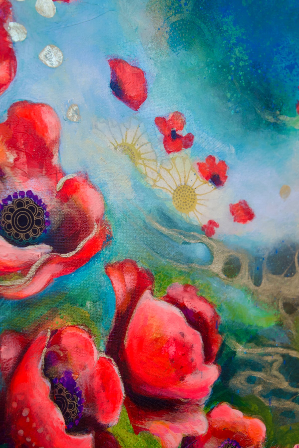 Untitled Poppies I & II