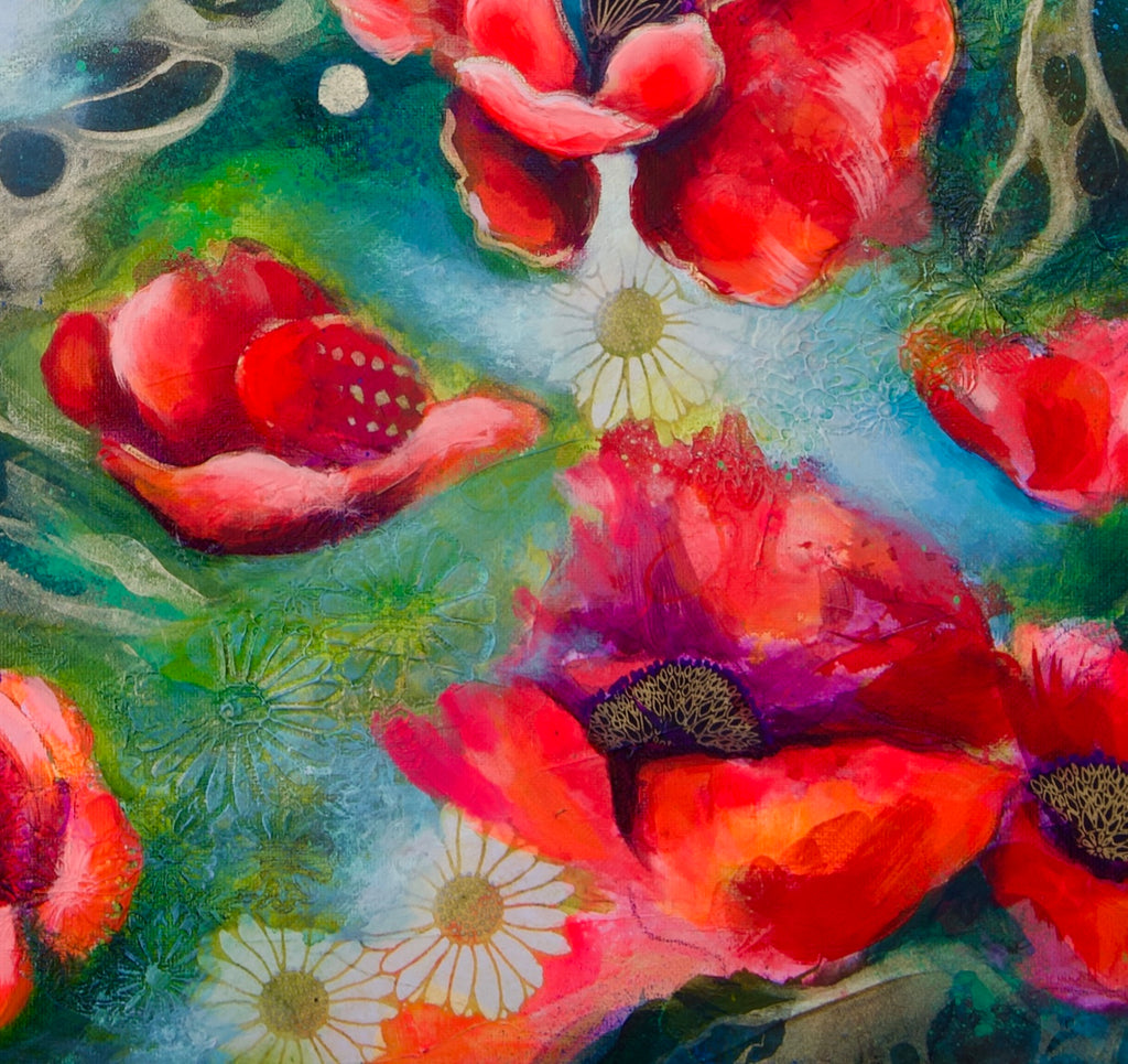 Untitled Poppies I & II